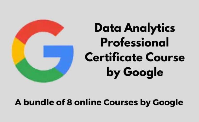 Coursera – Google Data Analytics Professional Certificate